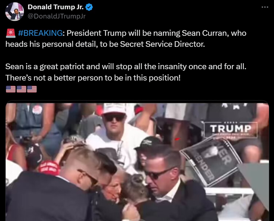 Screenshot of Donald Jr.’s social media. Screenshot of Donald Jr.’s social media.