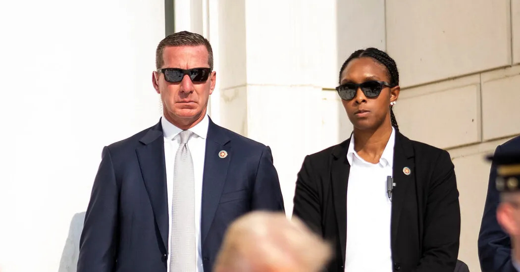 Sean (left) on duty. Sean (left) on duty.