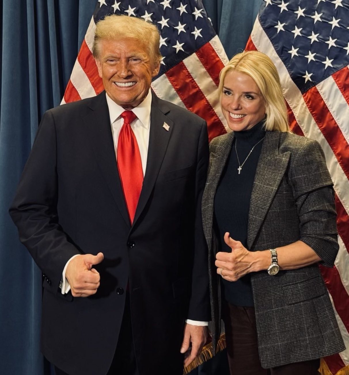 Trump and Pam Bondi Trump and Pam Bondi