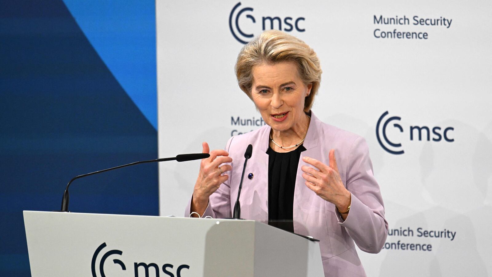 Ursula von der Leyen promised Europe would increase defense spending, and said a strong Europe was also good for the US Ursula von der Leyen promised Europe would increase defense spending, and said a strong Europe was also good for the US