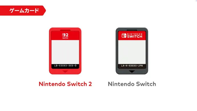 The Switch 2 game card case will have a completely new design.