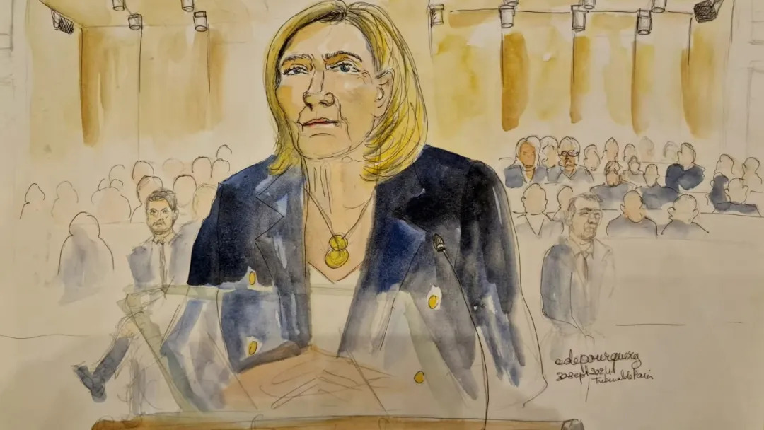 Le Pen roared in court, 