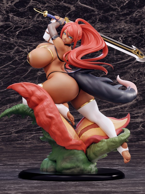 SODA Studio Tail of Desire Silver Adventurer Fire Dragon Renea