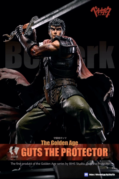BIHS Studio Berserk the Golden Age Guts the protector Hot Sexy 1/4 Statue